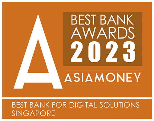 Asiamoney Best Bank Awards 2023 - Best Bank for Digital Solutions Singapore